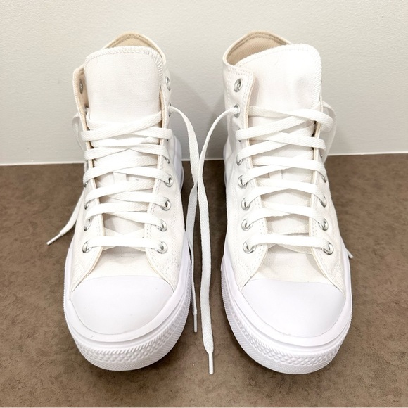 Converse Chuck Taylor All Star Move High Top Sneaker White Platform Woman’s 10 - Picture 10 of 14